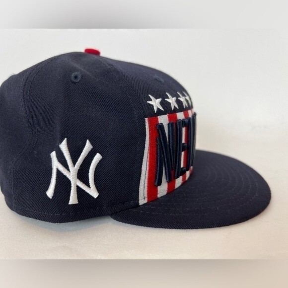 New York Yankees Flag Hat RARE! - Picture 2 of 8